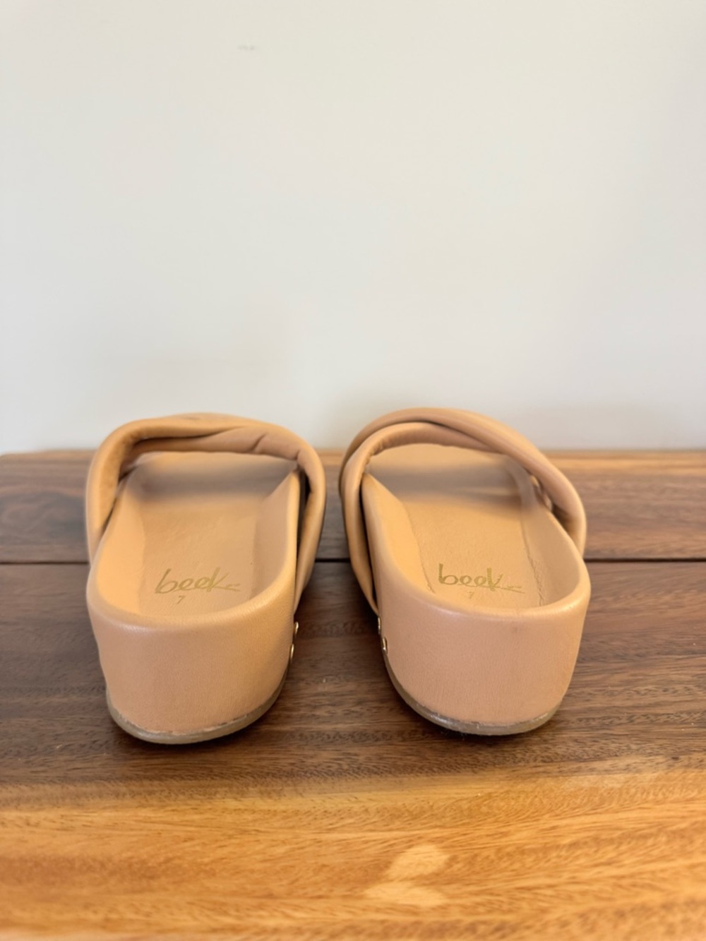 Beek Rhea Platform Cross-Strap Slide Sandals - Picture 5 of 7